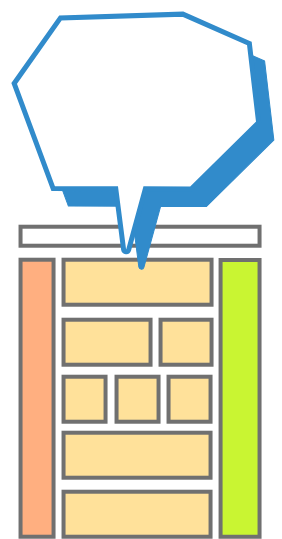 3カラムサイトの図